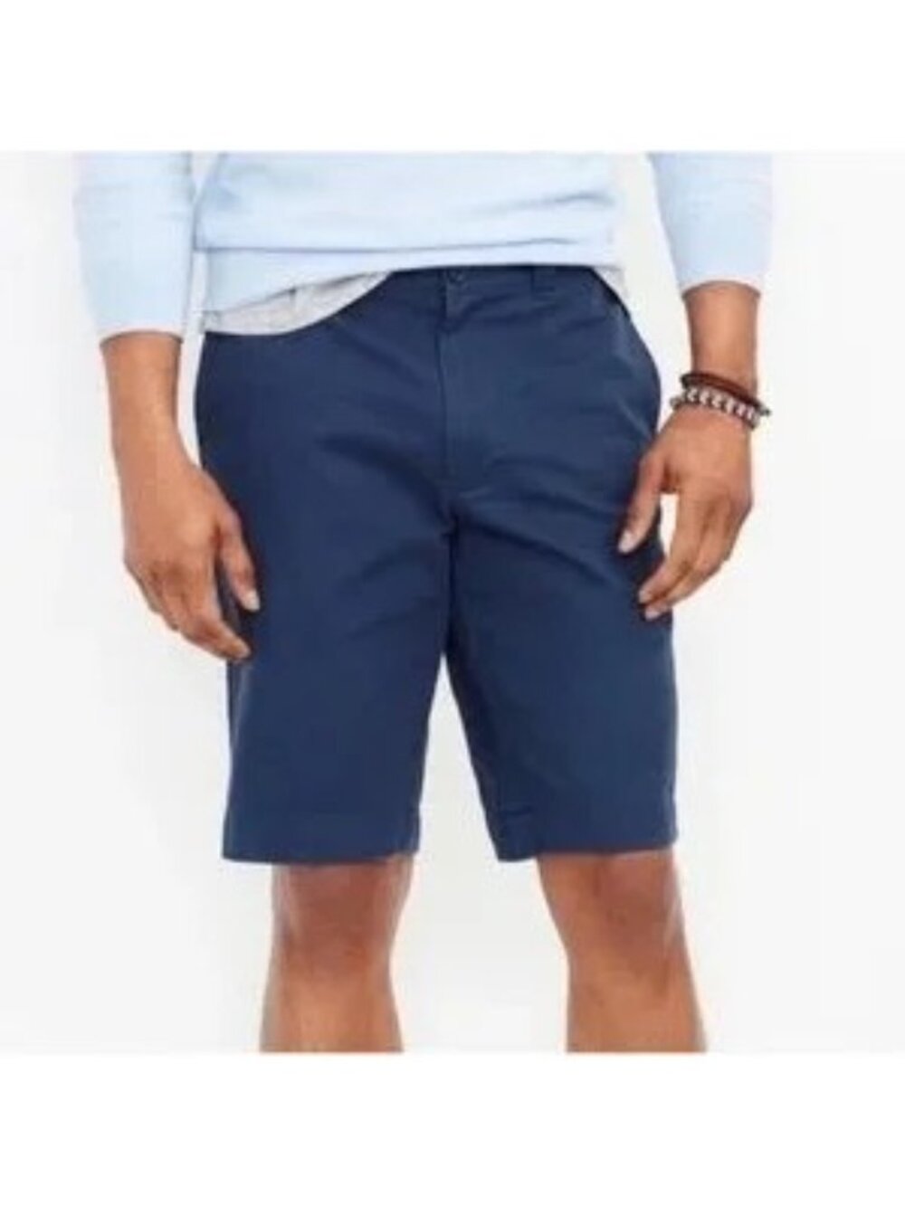 J. Crew Men's 11" Inseam Shorts Navy Preppy Pockets Size 35 NWOT